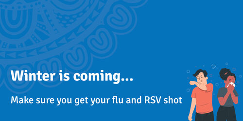 Winter is coming – get your flu and RSV shots for infants