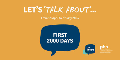 Let’s TALK ABOUT The First 2000 Days