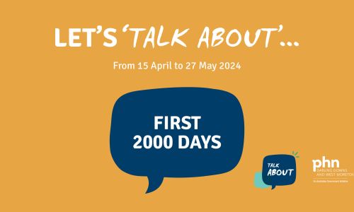 Let’s TALK ABOUT The First 2000 Days