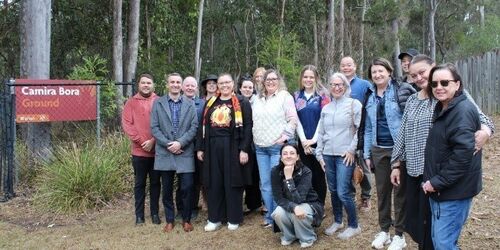 PHN staff visit Bora Rings and Gummingurru cultural sites