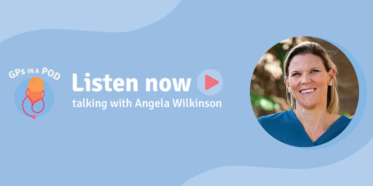 Podcast GP Portal Website Banner Angela Wilkinson