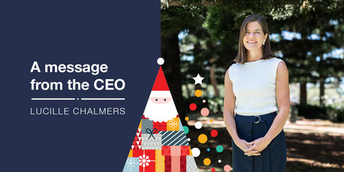 An end of year message Image